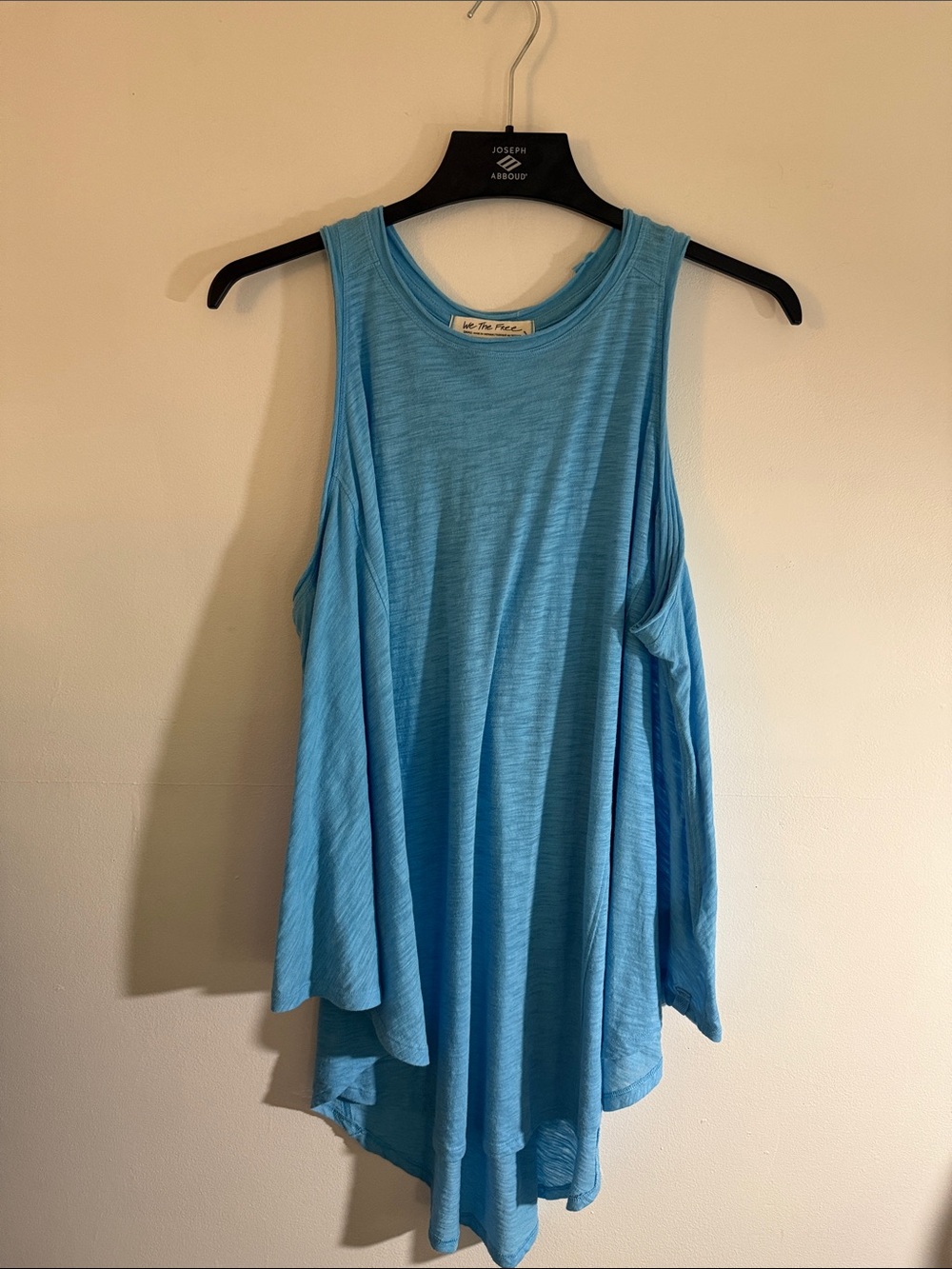 We The Free  FREE PEOPLE Sky Blue Swing Tank Top